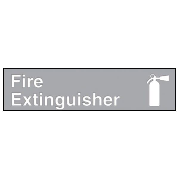 Accuform 12 in W x 3 in H, Engraved Plastic PSG616GY - main